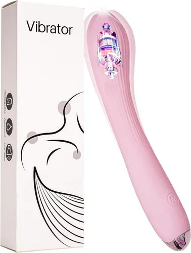 Consolador vibrador suave de silicona completa para estimulación del clítoris y anal con 10 patrones de vibración, juguetes sexuales para adultos