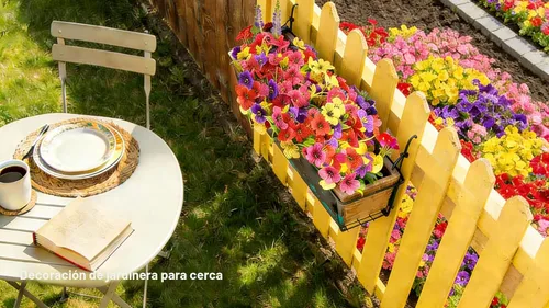 Miniatura 4 de 16 paquetes de flores artificiales de verano, flores artificiales a granel UV para macetas de jardín, patio, porche al aire libre, decoración