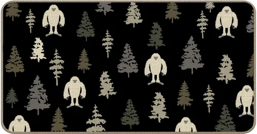 Miniatura 20 de Tapete divertido para puerta de campista de 17 x 30 pulgadas, regalos de campamento para hombres y mujeres, alfombras de campista