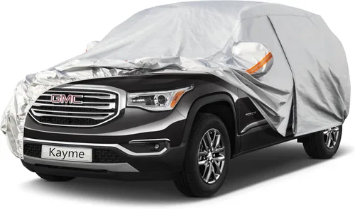Miniatura 123 de Kayme - Cubierta completa impermeable de 6 capas para automóvil, apta para todo clima, protección para exteriores contra lluvia, rayos ultravioleta