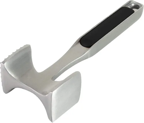 KitchenAid Ablandador de carne gourmet de múltiples caras para golpear carnes, nueces, mariscos, etc., agujero para colgar para un fácil