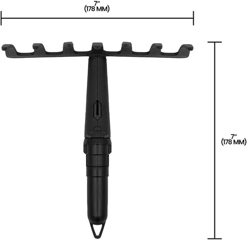Miniatura 7 de Zenport J4007 - Accesorio para rastrillo de suelo, multiherramienta de jardín