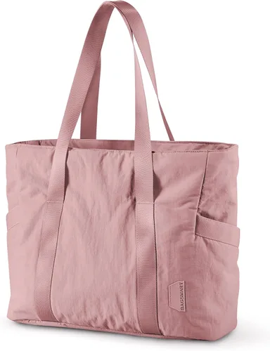 Miniatura 16 de BAGSMART Bolsa de mano para mujer, bolsa de mano con cremallera, bolsa de trabajo con compartimentos, bolsa de hombro para enfermera, para viajes