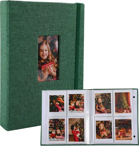 Miniatura 15 de Polaroid - Álbum de fotos, pequeño libro de imágenes con capacidad para 280 fotos, libro de recuerdos beige para imágenes de 2 x 3 pulgadas, álbum