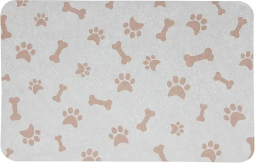 Miniatura 2 de YCT Tapete de comida para gatos – Tapetes de alimentación para perros – Alfombras absorbentes antideslizantes para gatos, 16.9 x 24 pulgadas