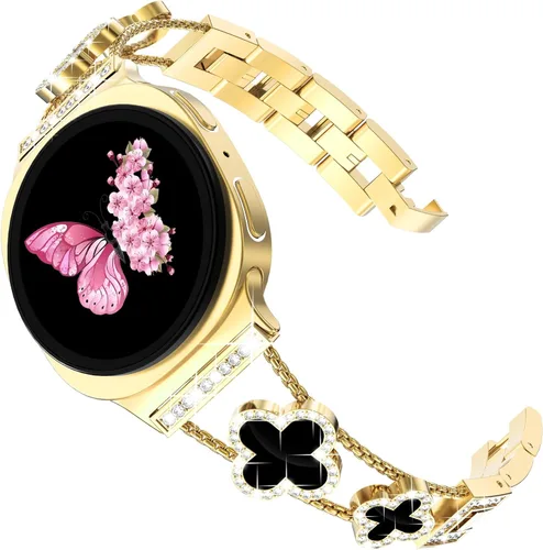 Miniatura 10 de KADES Compatible with Samsung Galaxy Watch 8/8 Classic / 7/6 / 5/4 Band, 40mm 44mm 45mm 47mm, Luxury Diamond Bracelet Chain Band for Women, Bling
