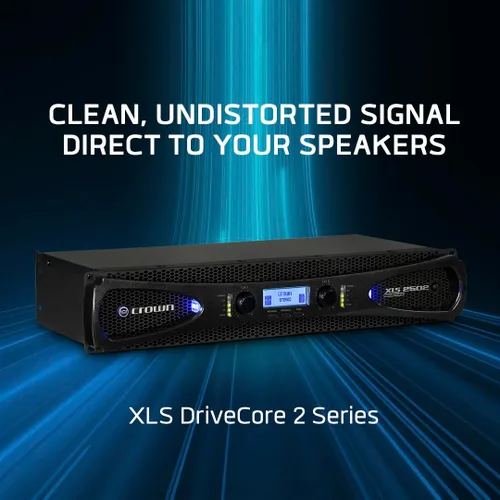 Miniatura 5 de Crown XLS1002 Amplificador de Potencia Profesional DriveCore de Clase D de 2 Canales con DSP, Filtros de Paso de Banda y Limitadores Peakx. Entradas