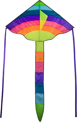 Miniatura 6 de In the Breeze 2903 Rainbow Sparkler 46 pulgadas Fly-Hi Delta Kite-Single Line