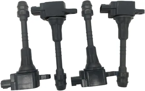 JESBEN 22448-6N002 22448-6N011 Juego de 4 bobinas de encendido de repuesto para Nissan Sentra 1.8L 2001-2006 Almera N16 Primera P11 UF-351 UF351