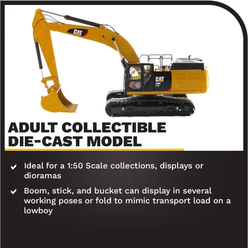 Miniatura 3 de Diecast Masters Excavadora hidráulica Caterpillar 349F L XE a escala 1:50 Camiones Cat y equipos de construcción de la serie High Line Modelo 85943