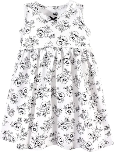 Miniatura 5 de Hudson Baby Baby Girls' Cotton Dress, Cardigan and Shoe Set