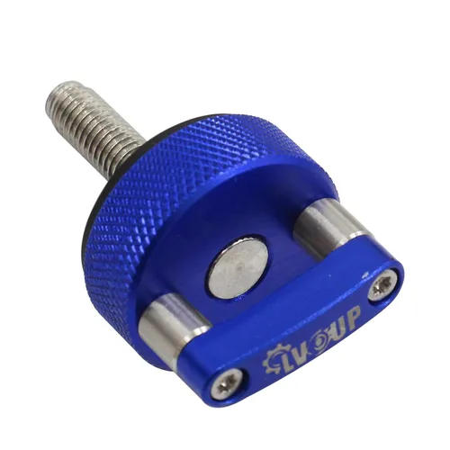 Miniatura 5 de Pernos de Liberación Rápida para Techo Duro Azul, Tornillos de Mariposa para Techo Duro con Anillo en D Integrado Compatible con Jeep Wrangler JK