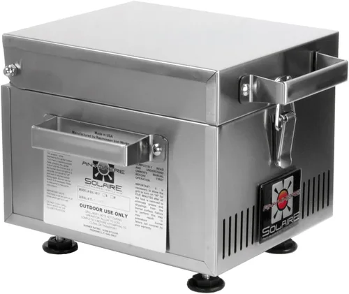 Miniatura 3 de Solaire SOL-IR8A Anywhere Mini Parrilla de gas propano infrarrojo personal, acero inoxidable