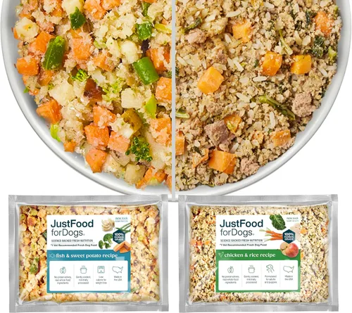 Miniatura 13 de JustFoodForDogs Alimento fresco congelado saludable para perros con control de peso, comidas frescas para mascotas o adornos para control