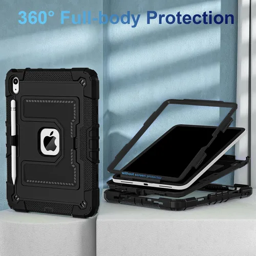 Miniatura 2 de WESOROL Funda para iPad A16 11ª Generación 11 Pulgadas (2025) iPad 10ª Generación 10.9 Pulgadas (2022), Fundas i Pad A16 Grado Militar Resistente a