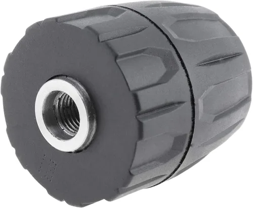 Miniatura 4 de ChgImposs Portabrocas sin llave de 3/8 pulgadas, aire/eléctrico/inalámbrico 1/32-3/8 pulgadas 24 UNF 0.031-0.394 in rápido, adaptador