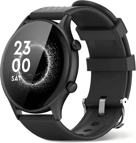WalkerFit Reloj inteligente de 1.39 pulgadas para hombres y mujeres, reloj inteligente impermeable IP67 compatible con Android y iPhone, rastreador