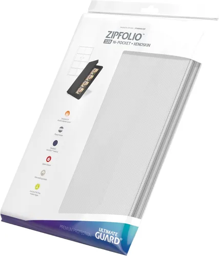 Miniatura 8 de Ultimate Guard Zipfolio 320 – 16 bolsillos Xenoskin Blanco