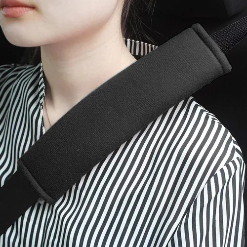 Miniatura 5 de GAMPRO Funda para cinturón de seguridad de automóvil, paquete de 2 almohadillas suaves para cinturón de seguridad de automóvil, adecuadas para 2rojo