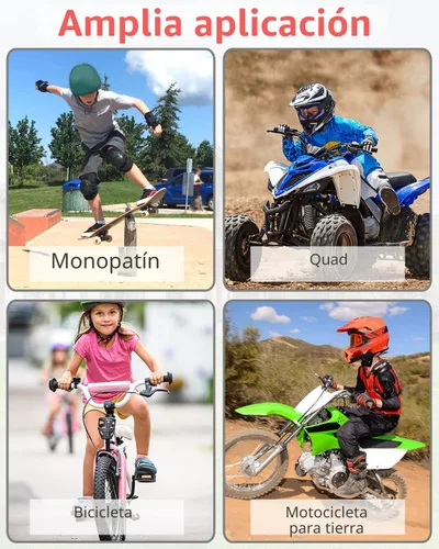 Miniatura 6 de StarknightMT Equipo de Bicicleta de Tierra para Niños - Equipo de Protección Juvenil para Montar Motocicleta, Traje de Armadura de Motocross
