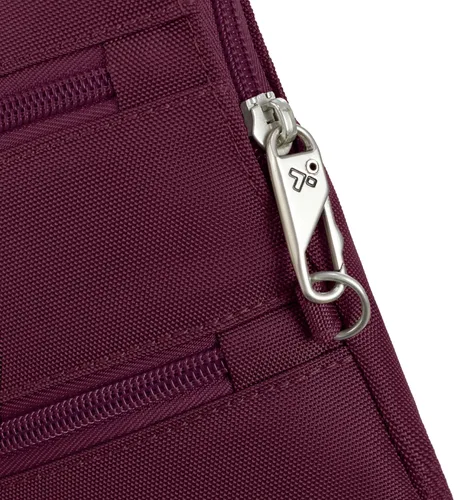 Miniatura 19 de Travelon Bandolera clásica antirrobo con doble cremallera