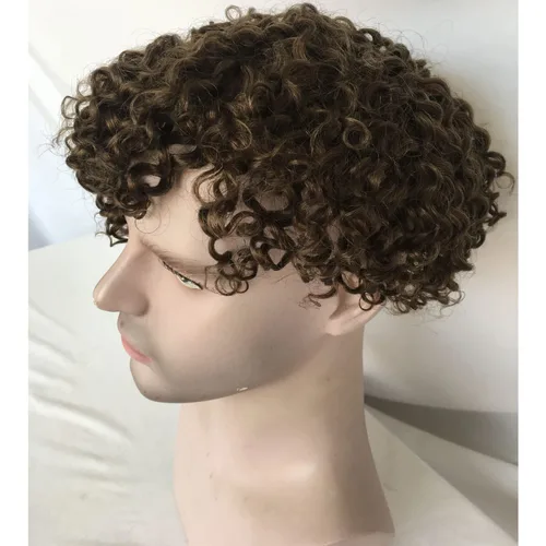 Miniatura 4 de Voloria Toupee - Sistema de reemplazo de cabello humano europeo para hombres, extensiones suaves y finas, súper completo, encaje suizo, 10 x 8 #4