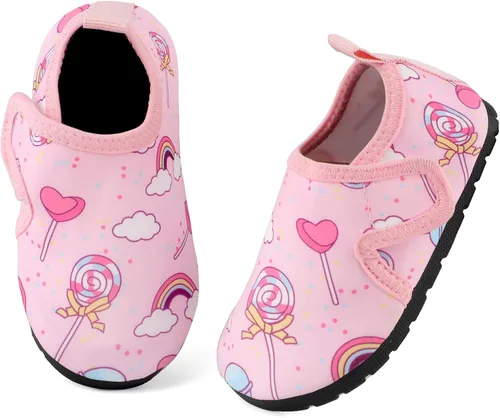 Miniatura 3 de KAKU NANU Zapatos de agua para niños y niñas, bonitos zapatos de natación de dibujos animados, calcetines de agua ligeros de secado rápido