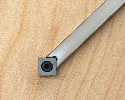 Miniatura 7 de Simple Woodturning Tools Juego de 5 herramientas de torneado de madera de carburo más mango intercambiable (mango azul zafiro), fabricado en Estados