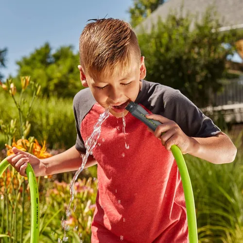 Miniatura 9 de Manguera de jardín Flexzilla de 3/4 pulgadas x 50 pies, manguera de agua ligera para todo tipo de clima, resistente y flexible, conexiones sin fugas