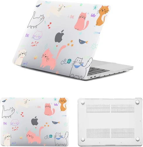 Miniatura 22 de Funda protectora para MacBook Air de 11 pulgadas 2015 2014 2013 2012 2011 2010 A1465 A1370, diseño de patrón de plástico, funda para laptop