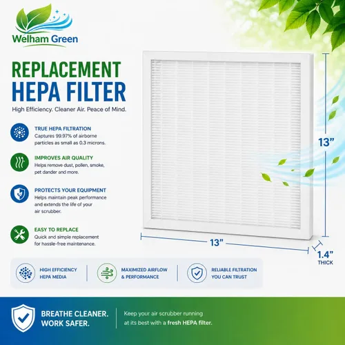 Miniatura 4 de Filtro HEPA de repuesto compatible con Xpower Pro Clean X-2480A y X-2580 y X-2700 Mini limpiadores de aire - Filtro HEPA de repuesto prémium