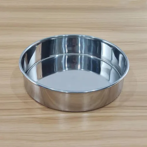 Miniatura 2 de LABALPHA Laboratorio tamices Pan con tapa, 8" de diámetro, acero inoxidable 304