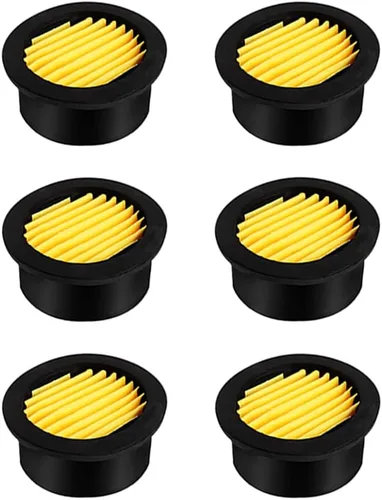 Miniatura 6 de 4 piezas de elementos de filtro de admisión de papel para compresor de aire tipo pistón Elementos de filtro de repuesto para compresor de aire