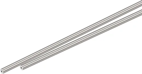 Miniatura 23 de uxcell Tubo redondo de acero inoxidable 304 0.079 in OD 0.012 in espesor de pared 11.811 in longitud 2 piezas
