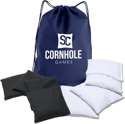 Miniatura 14 de Bolsas de cornhole resistentes al clima (juego de 8) - Tamaño/peso profesional de regulación (16 oz) - Uso en tableros de cornhole profesionales