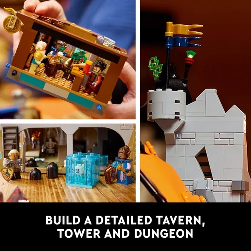 Miniatura 3 de LEGO Ideas Dungeons & Dragons: Set de Construcción Red Dragon's Tale para Adultos, Idea de Regalo de Dungeons & Dragons, Modelo de Fantasía