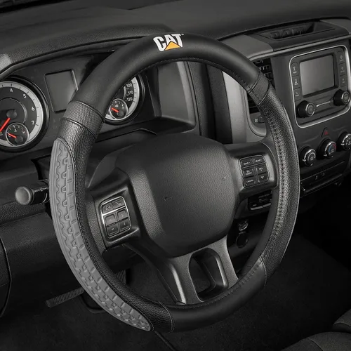Miniatura 22 de Caterpillar Funda para volante ergonómica de dos tonos, agarre de piel suave.