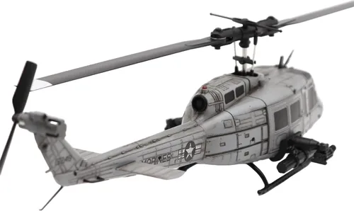 Miniatura 4 de RC ERA C032 UH-1 Huey Helicóptero RC, escala 1:48, giroscopio de 6 ejes, 6 canales, sin escobillas, aviones estabilizados sin varilla sin