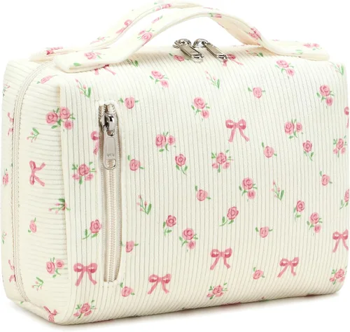Miniatura 12 de Bluboon Bolsa de Maquillaje con Cremallera, Bolsa de Cosméticos Portátil y Organizadora de Viaje para Mujeres y Niñas