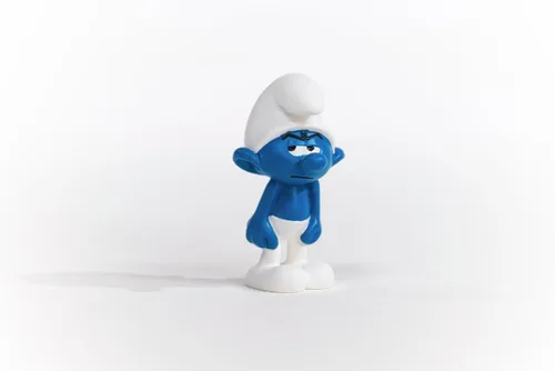 Miniatura 6 de Schleich Pitufos, juguetes coleccionables de dibujos animados retro para niños y niñas, figura de pitufo gruñón, a partir de 3 años