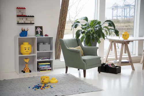 Miniatura 5 de Room Copenhagen, Cabezas de almacenamiento de LEGO Contenedores de almacenamiento apilables - Contenedores organizadores construibles para juguetes
