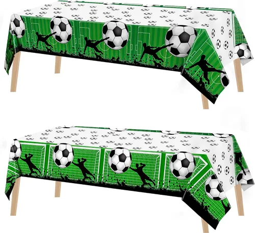 Miniatura 8 de Kochorie Mantel de plástico para fiesta mexicana, 2 piezas, mantel rectangular desechable para fiesta de cumpleaños temática mexicana, suministros