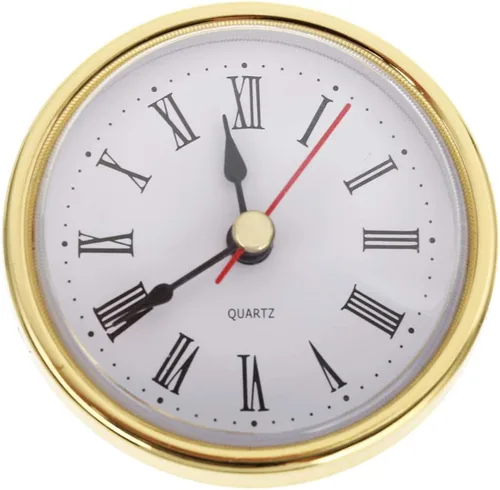 Miniatura 7 de Reloj clásico Craft Movimiento de cuarzo 2-1/2 (2.559 in) Relojes redondos Cabeza Insertar Número romano