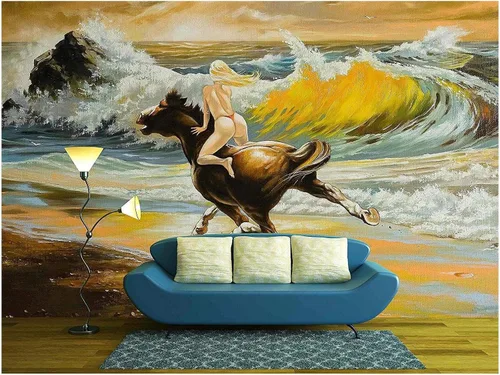 wall26 - Mural adhesivo decorativo para pared (tamaño grande), WMR-WP-X-DD51-66x24x4