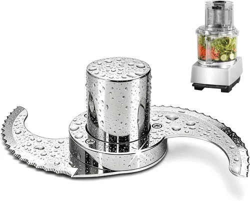 Miniatura 10 de 27055 Hoja antifugas para robot Coupé procesadores de alimentos R2, R2A, R2N, R2B, R2U, R201, R211, resiste grietas y astillas, borde dentado