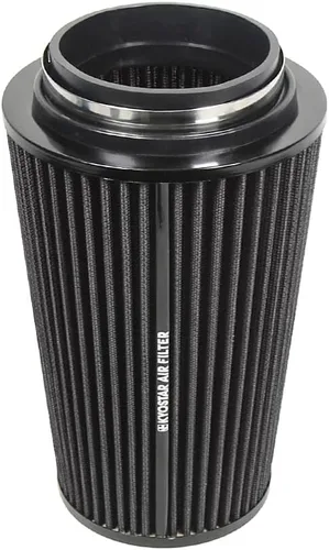 Miniatura 141 de KYOSTAR Filtro de aire universal de alto flujo de 3" (76 mm), entrada de aire frío de cono reutilizable, alto rendimiento, lavable, kit de aire seco