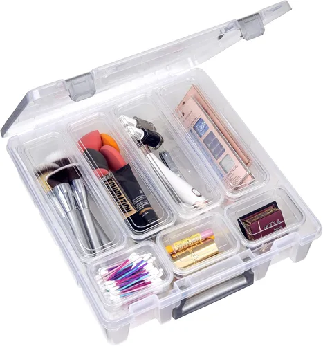 Miniatura 25 de AB Designs 6967ABD Super Satchel con 9 contenedores mezclados en el interior, contenedor apilable para organización de almacenamiento en el hogar