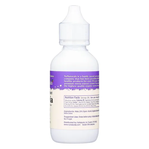 Miniatura 3 de NuNaturals Clear Extract NuStevia, edulcorante a base de plantas, 2 onzas, paquete de 2, plástico