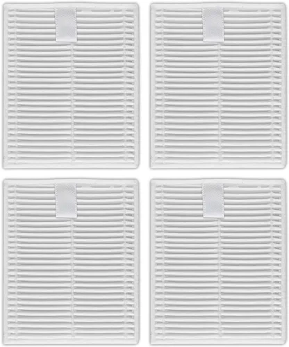 Paquete de 4 filtros HEPA de repuesto Q7 M5/L5/L5+ compatibles con Roborock Q7 M5+ Robot Aspirador, kit de accesorios, filtro vertical, filtros de