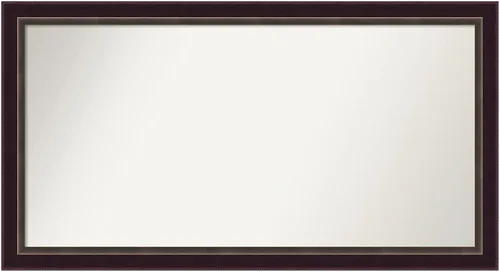 Miniatura 200 de Amanti Art Espejo de baño de bronce para sobre el fregadero, 24 x 24 pulgadas, espejo cuadrado de bronce Lara para tocador, marco de madera